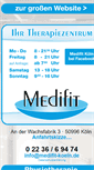 Mobile Screenshot of medifit-koeln.de